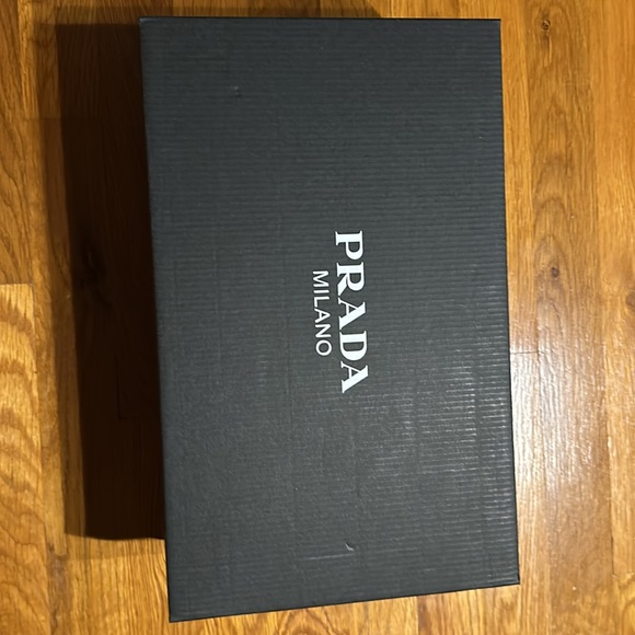 Prada - Downtown Patent Leather Sneakers - Chalk / White - Size 7 (8 US) - NEW - Picture 13 of 16